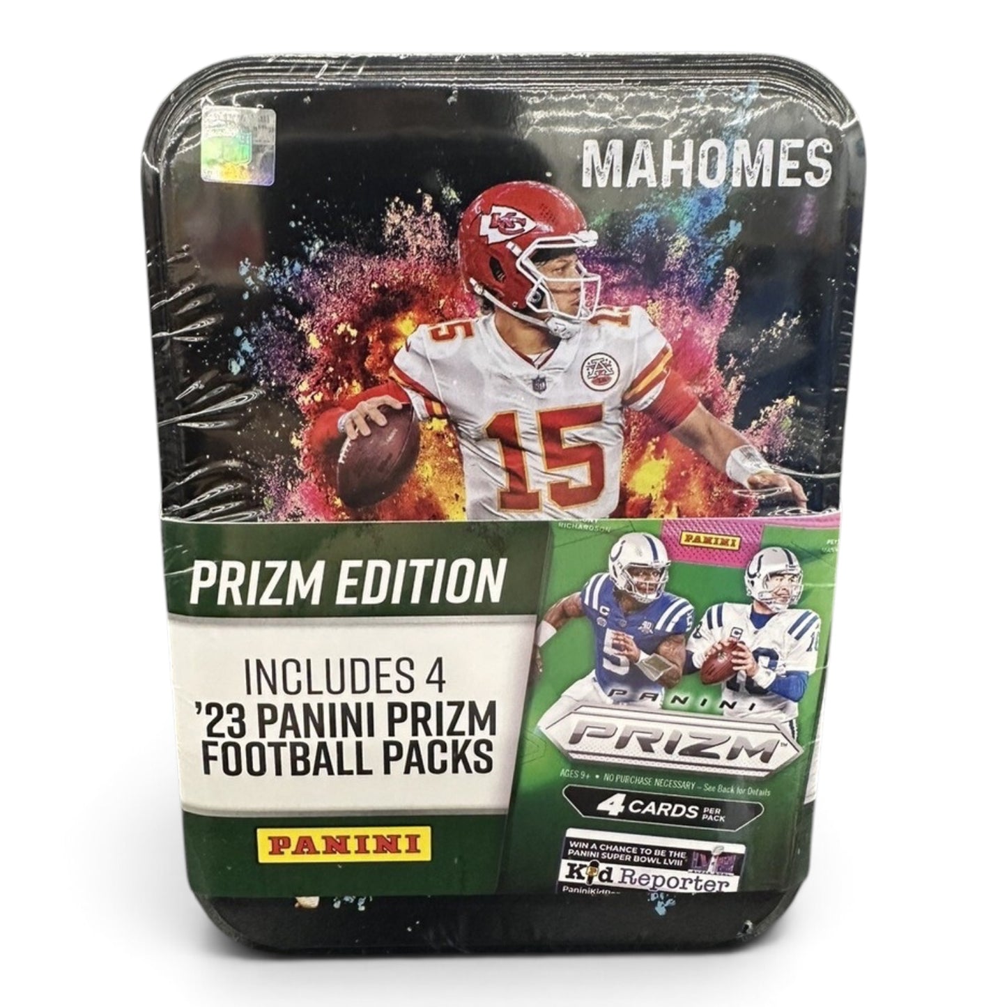 2023 Panini Prizm Football Tin - MJ Holdings Exclusive