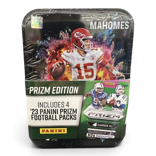2023 Panini Prizm Football Tin - MJ Holdings Exclusive
