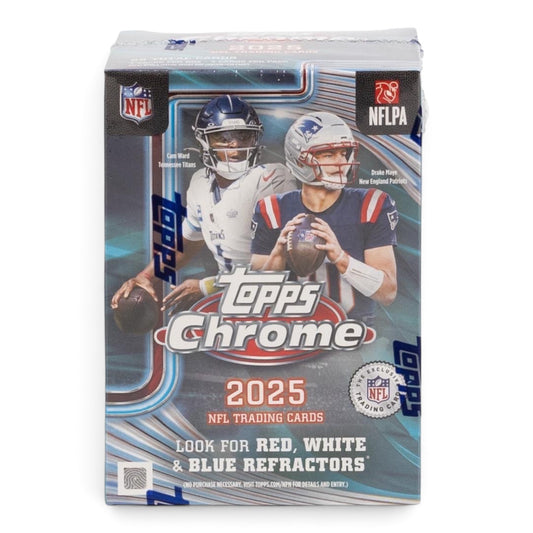 2025 Topps Chrome Football Blaster Box
