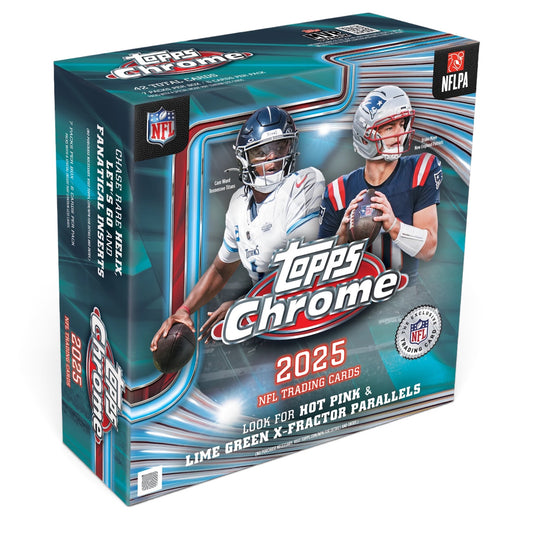 2025 Topps Chrome Football Mega Box